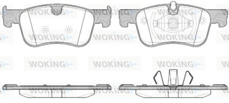 Колодки гальмівні диск. перед. (Remsa) PSA C4 Picasso Grand Picasso 13> WOKING P14803.00