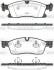 Колодки гальмівні диск. перед. (Remsa) MB GL166 GLE166 ML166 11>15, 15> (P15303.10) WOKING P1530310 (фото 1)