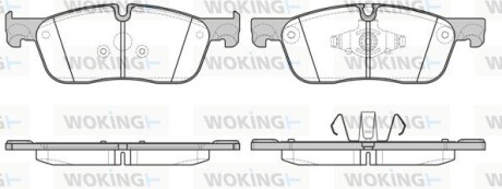 Колодки гальмівні WOKING P17333.00