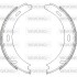 Колодки гальмівні бараб. задн. (Remsa) MB A-class (W169) 1.5i 1.7i (04-12) WOKING Z4093.01 (фото 1)
