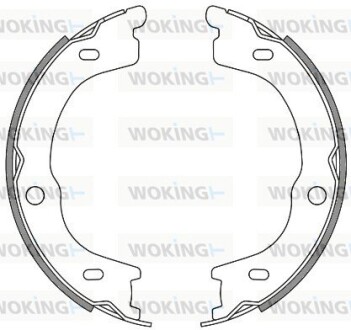 Колодки стояночного тормоза (Remsa) Kia Sorento I WOKING Z4672.00