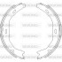 Колодки стоянкового гальма (Remsa) MB C204 (Z4751.00) WOKING Z475100 (фото 1)