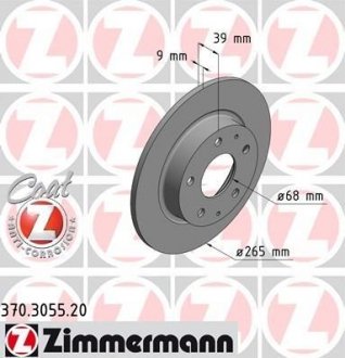 Диск гальмівний ZIMMERMANN 370.3055.20