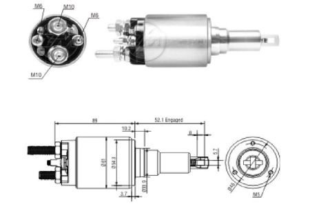 Втягуюче реле ZM ZM3639 (фото 1)