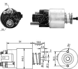 Втягуюче реле ZM ZM391 (фото 1)