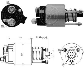 Втягуюче реле ZM ZM397