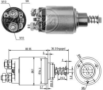 Втягуюче реле ZM ZM538 (фото 1)