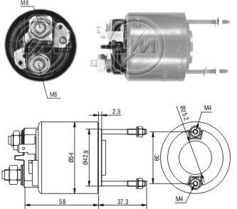 Реле втягуюче стартера ZM ZM 592